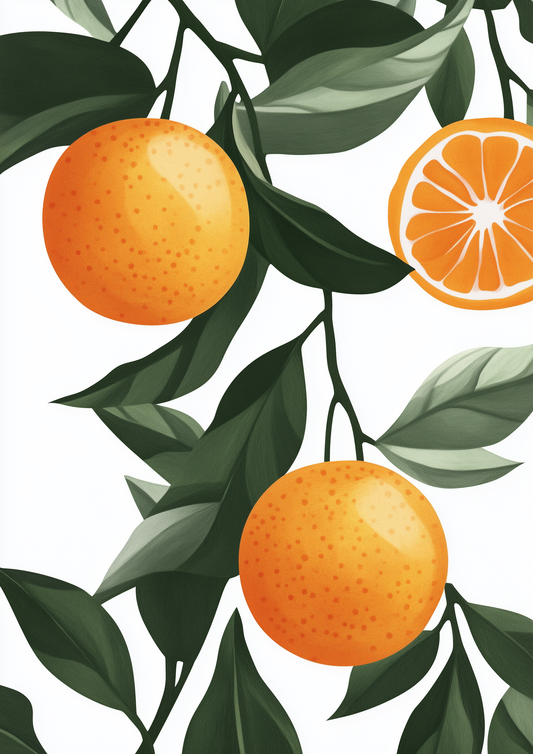 Fruit - Orange - A2 Print