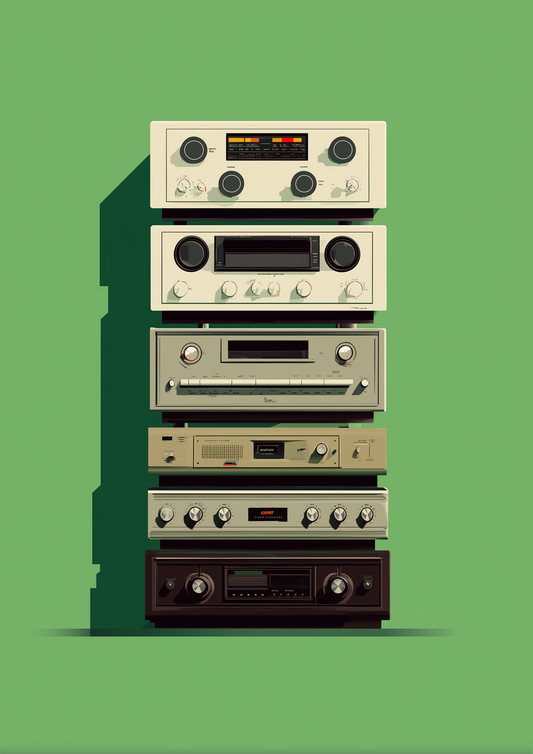 Music - Hardware - Hi-Fi - A2 Print