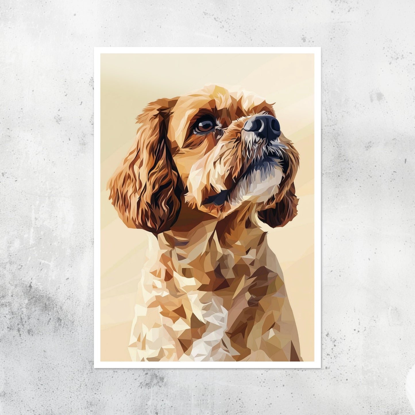 Dogs - Detailed - Cockapoo- A2 Print