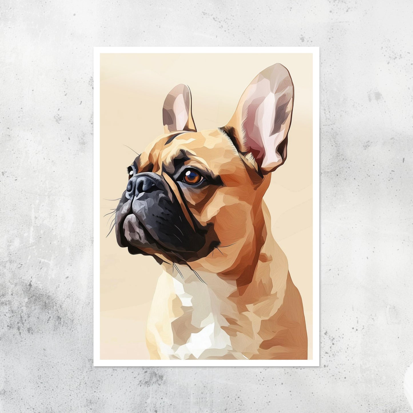Dogs - Detailed - French Bulldog - A2 Print