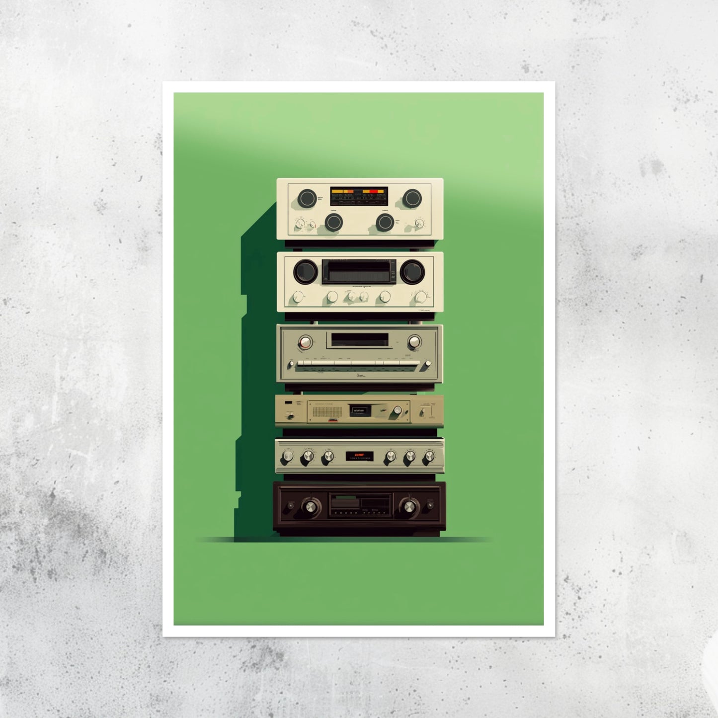 Music - Hardware - Hi-Fi - A2 Print