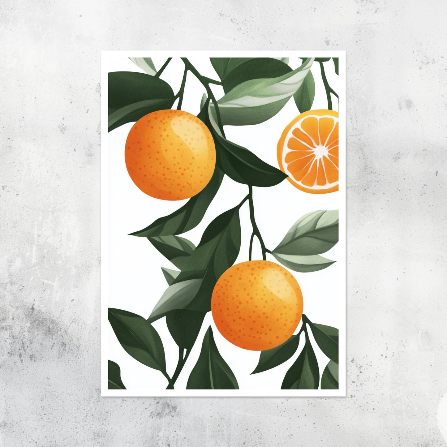 Fruit - Orange - A2 Print