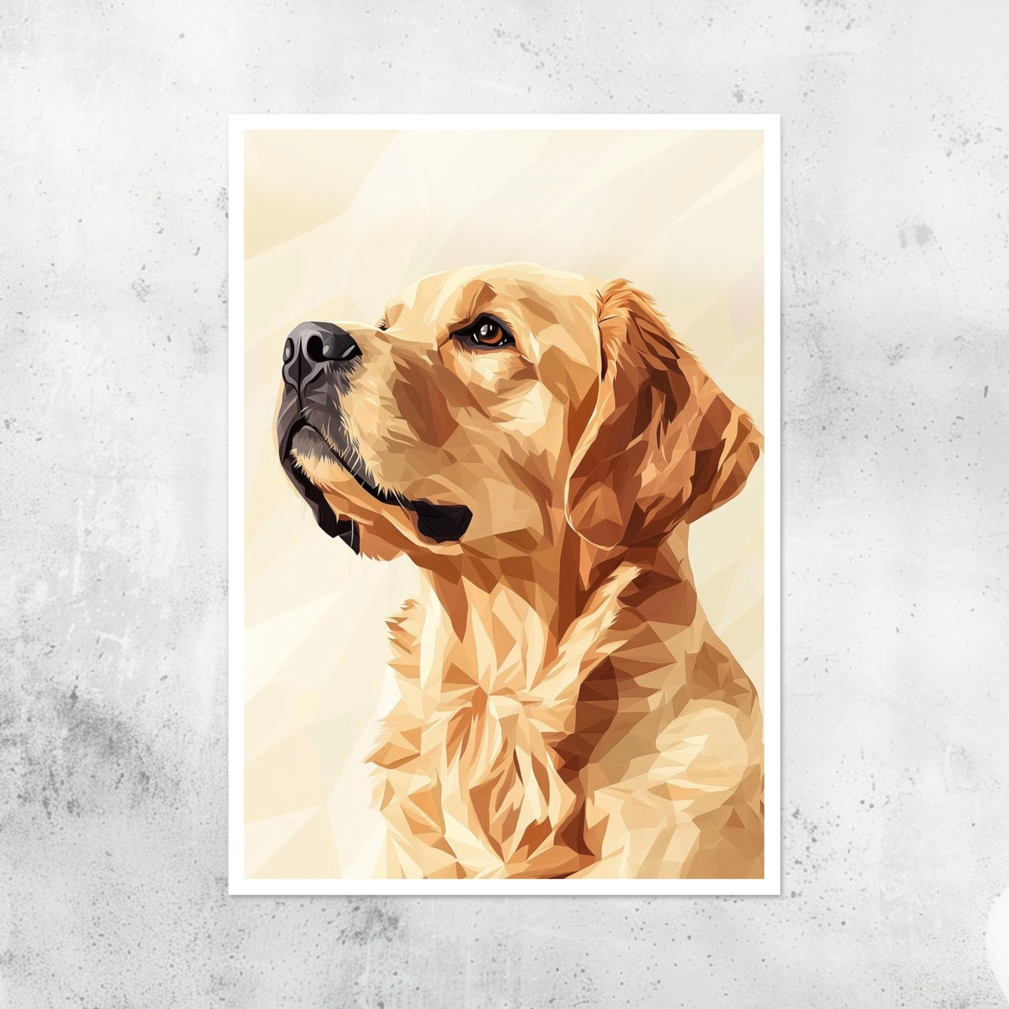 Dogs - Detailed - Golden Retriever - A2 Print